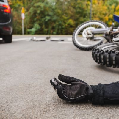 Motorcycle accident case handled by Gingery Hammer & Associates, LLP resulting in a $1 million settlement